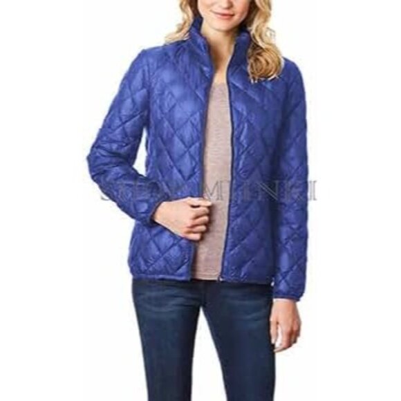 32 DEGREES Heat Ultra Light Packable Down Feather Quilted Jacket Womens Small - Picture 1 of 8